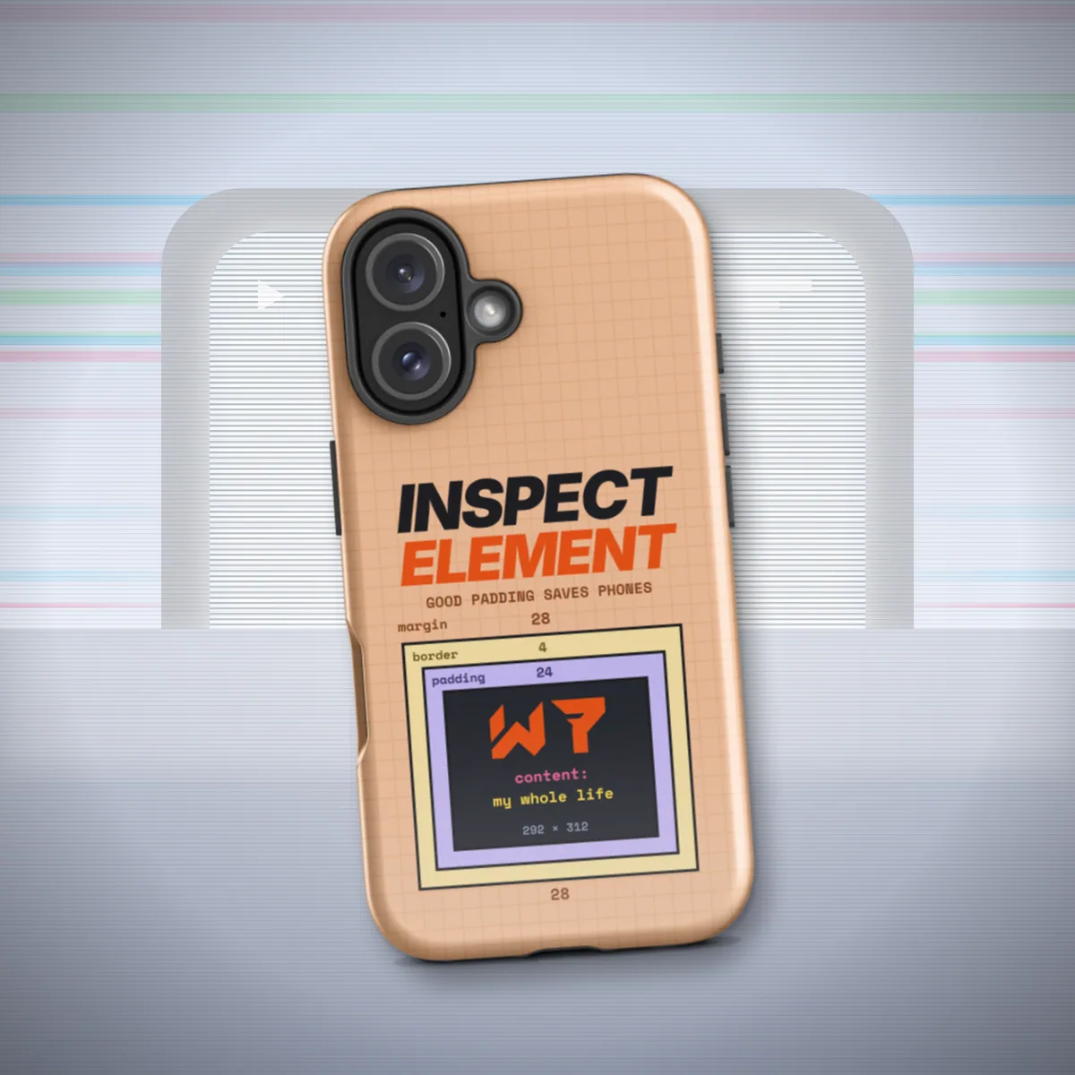 Inspect Element Phone Case phone case in a styled photo